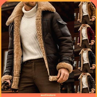 abrigo de piel hombre | Shopee