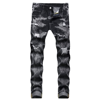 Jeans rajados online hombre