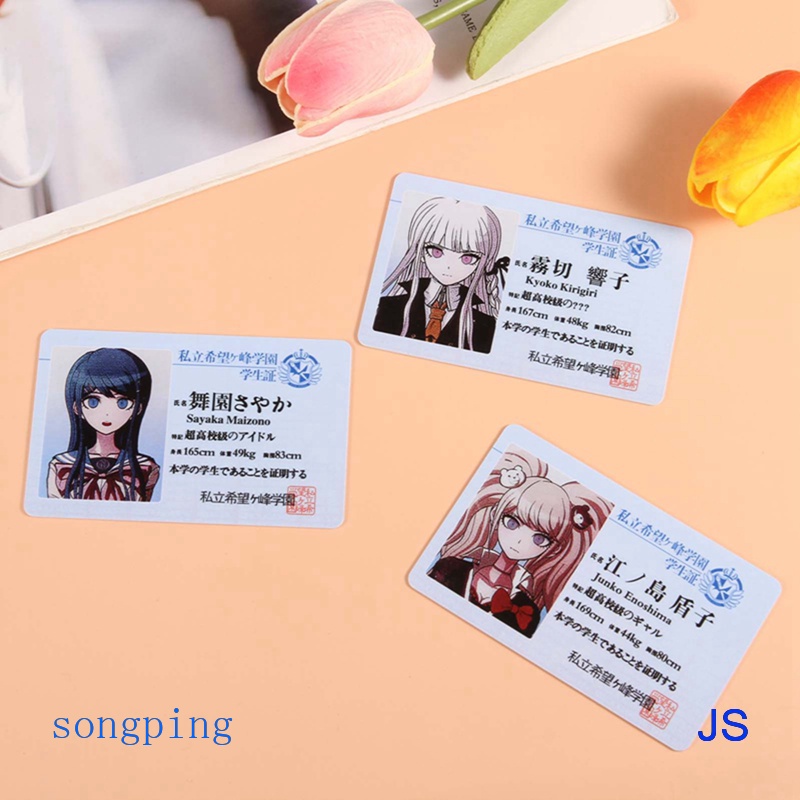 Songping Anime Danganronpa Vintage Cards Dangan-Ronpa New Anime ...