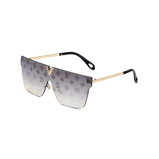 Louis Vuitton 8286 Lujo Moda Tendencia Hombres Mujeres Marco Grande Gafas  De Sol Protección UV400