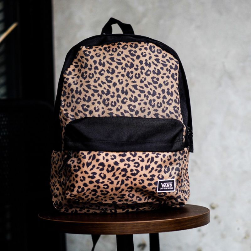 Mochila de leopardo store vans precio