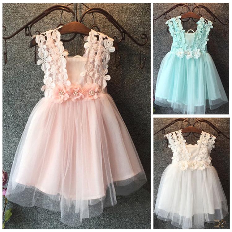 Vestidos de niña best sale de tul y encaje