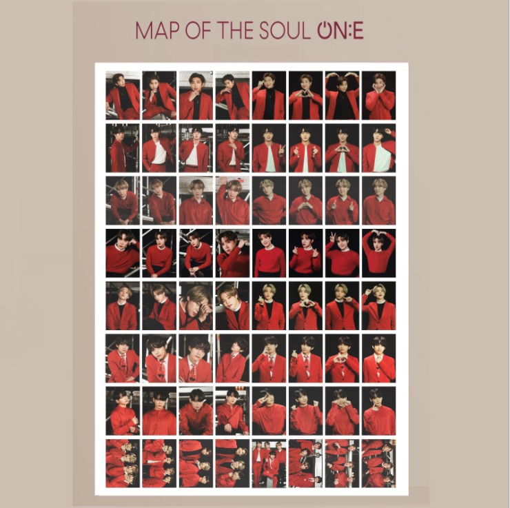 BTS MAP OF THE SOUL ONE Collection Photocard aleatoria card ONE V
