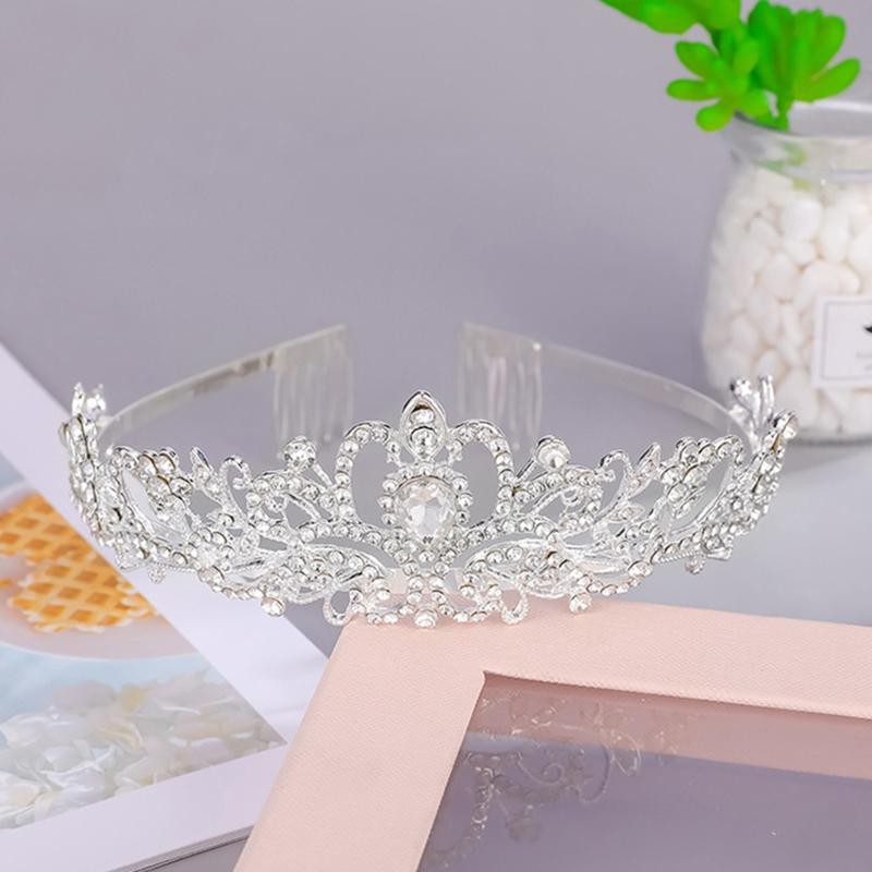 Dais Tiaras Corona, Cristal AB Rhinestones Tiaras Y Coronas Para Las ...