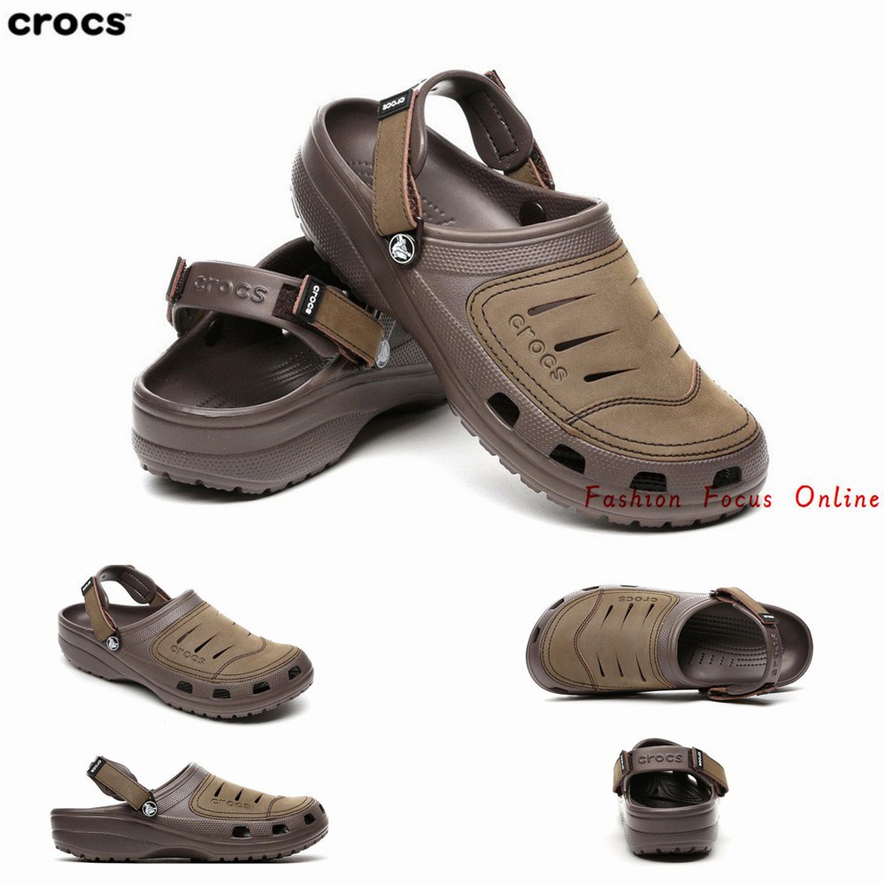 Crocs de best sale hombre cuero