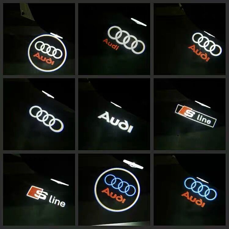 Luz De Puerta - Refleja Logo Audi - Digital Deva