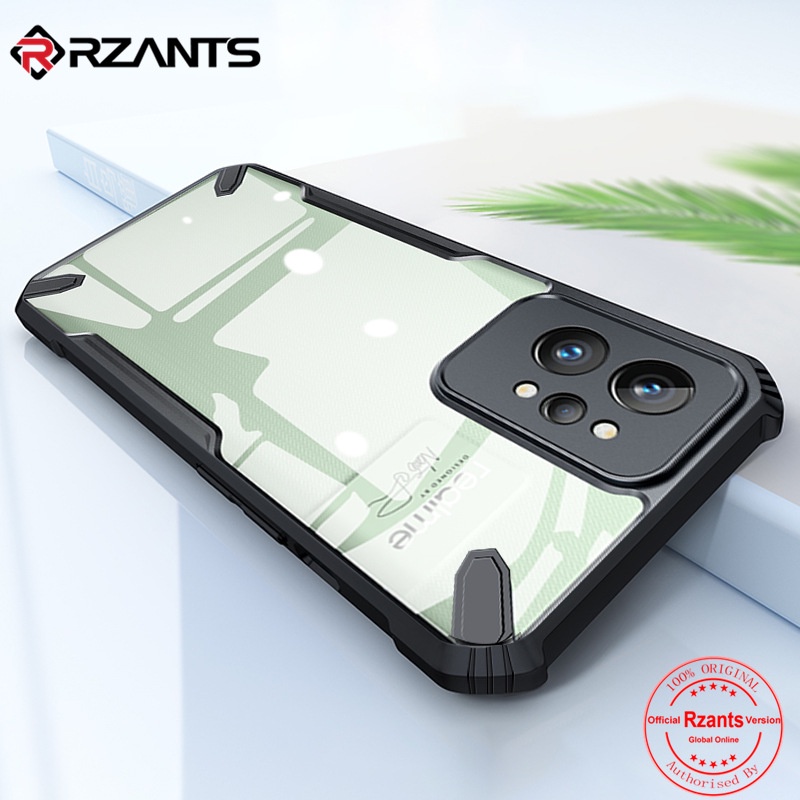 Rzants Para Realme GT2 Pro Funda Transparente [Bull] Cubierta De Diseño  Delgada Fina Fuerte Protección AirBag Cristal Carcasa Del Teléfono