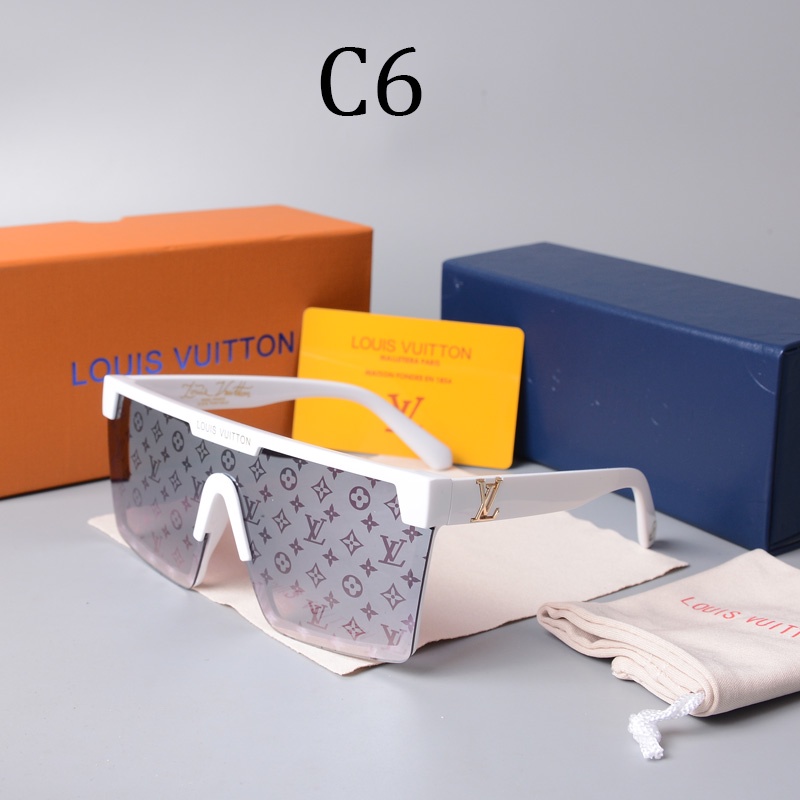 Louis Vuitton LV-Gafas De Sol Para Hombre , Marca De Lujo , Diseño vintage  , Estilo Clásico , Milhionare