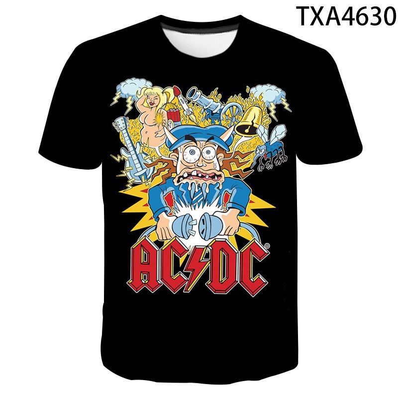 Camisetas de ac dc para hombre hotsell