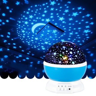 7 en 1 estrella Planetario Proyector 360 Giratorio Led Galaxy Night Lights  Lámpara para el techo del dormitorio Decoración de la habitación Regalos  para niños