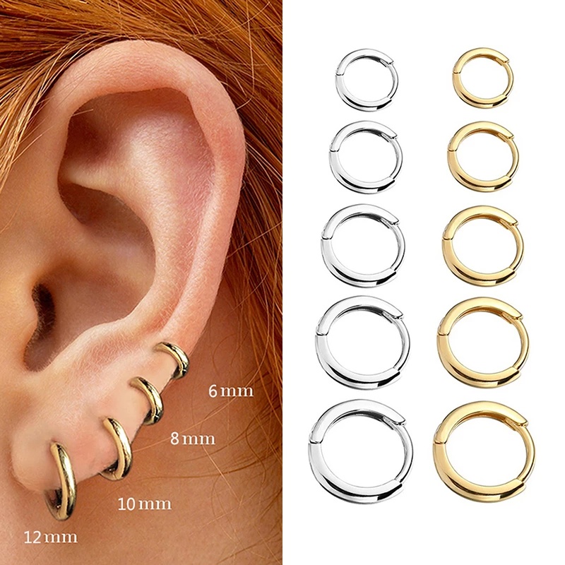 Pendientes De Aro Con Imán Fuerte Para Hombre, Piercing De 6mm, 8mm, 10mm Y  12mm, No Piercing, Joyería - Pendientes De Broche - AliExpress