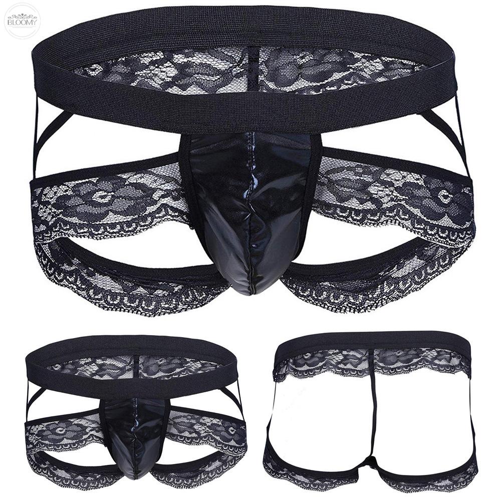 Calzoncillos Tangas Ropa Interior Bikini Ahuecado Correa De Encaje