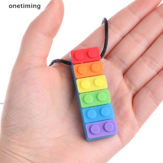Comprar Anti autismo TDAH morder masticar colgante masticable collar  juguetes para la dentición sensorial masticar collar mordedor