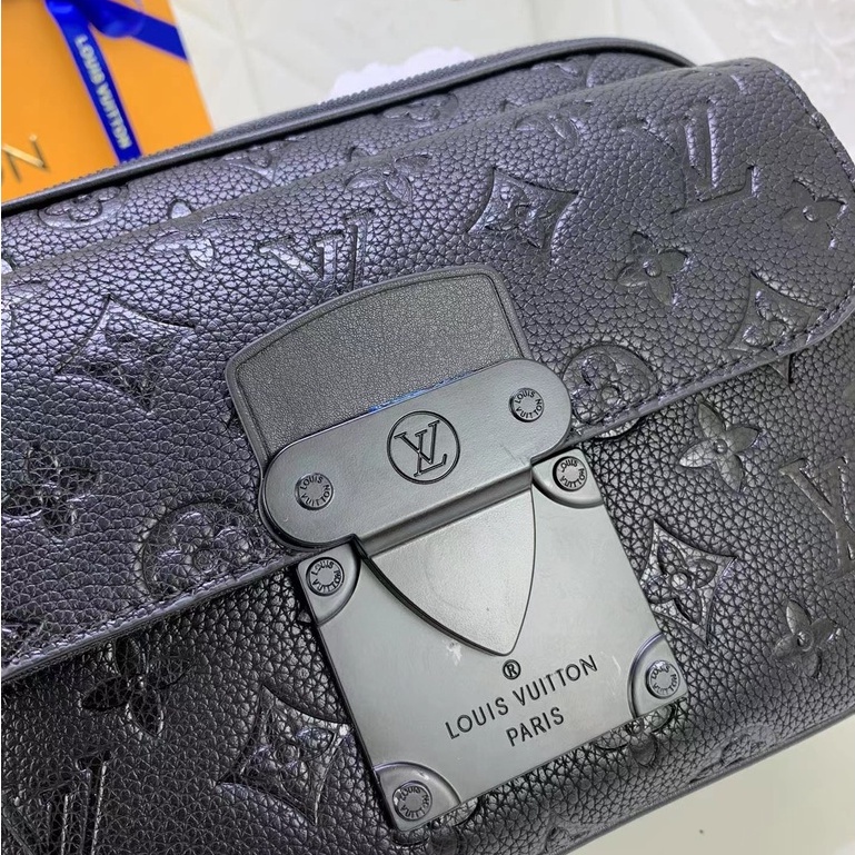 Nuevo 100% Original Auténtico Louis Vuitton Bolso de hombre M45806 LV Cuero  en relieve S Lock Messenger Bag