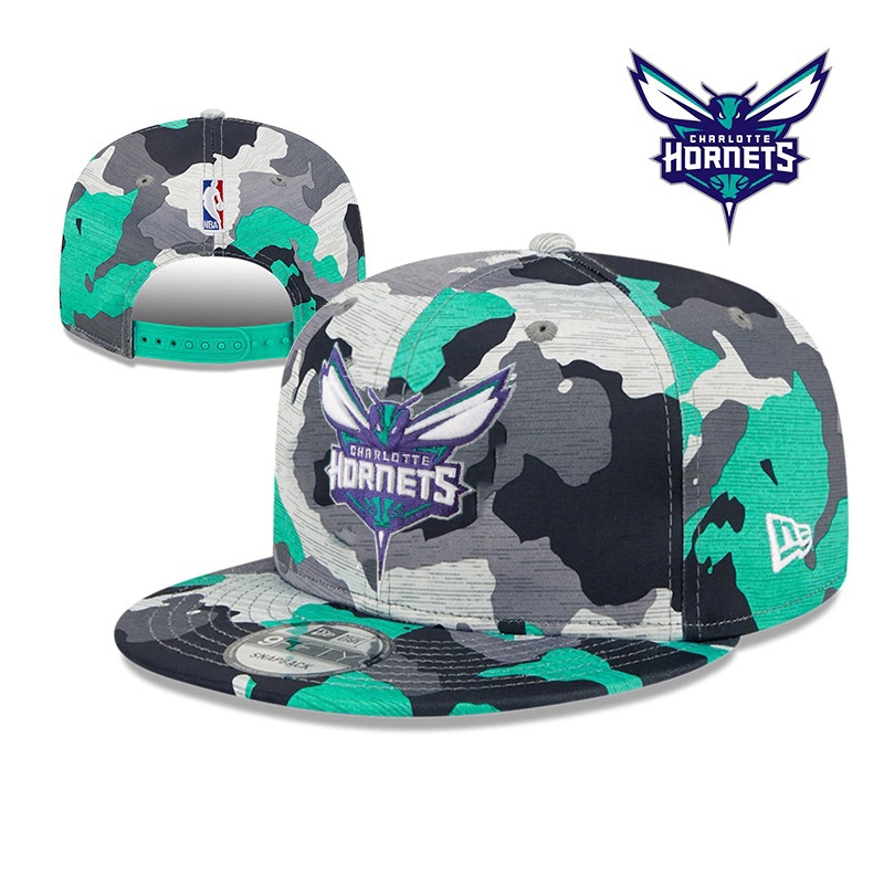 N B A Charlotte Hornets Vintage Gorra Snapback Ajustable Sombrero Sol W3ZH