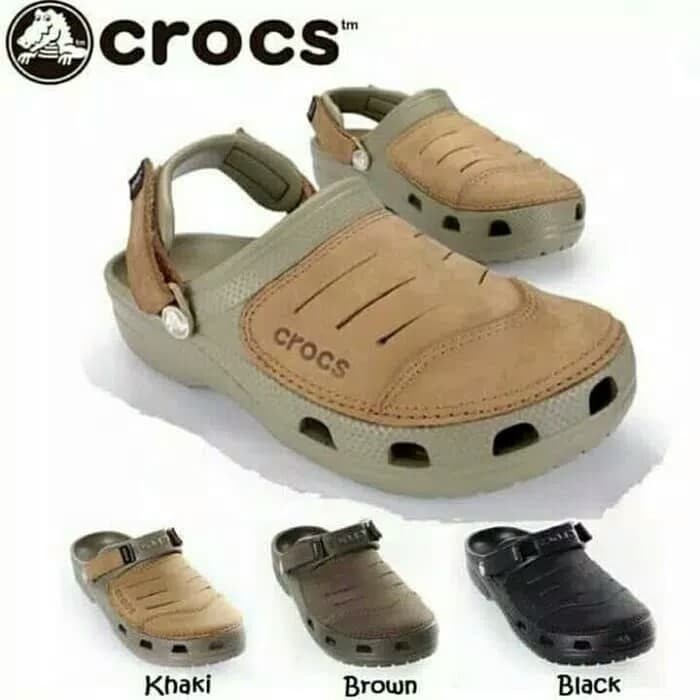 Crocs discount de cuero