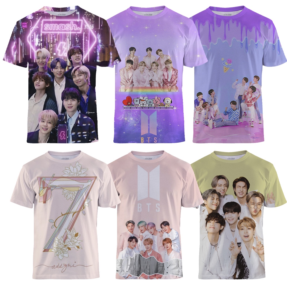 Camisetas de best sale bts para mujer