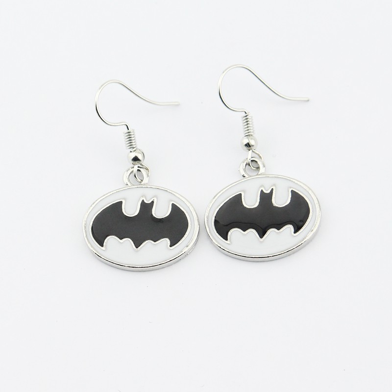 Pendientes Colgantes De La Moda Para Mujer DC Marvel Batman Bandera Charms  Juego De Tronos Joyería | Shopee México