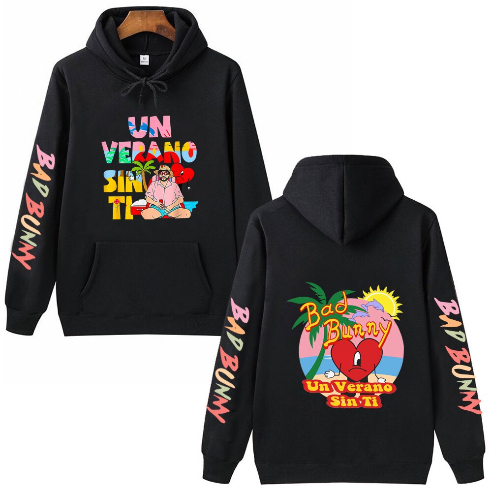 Bad Bunny Un Verano Sin Ti Sudadera Con Capucha Con Estampado De