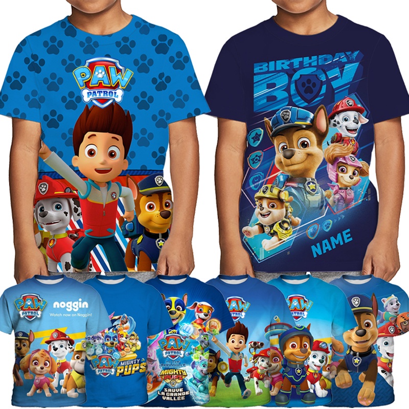 Camisas estampadas de online paw patrol