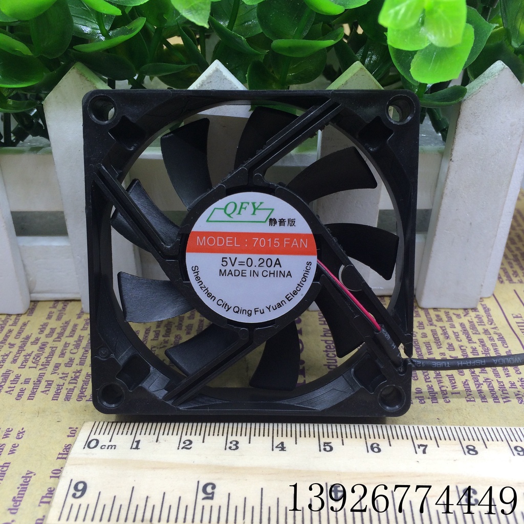 Ventilador USB Qfy Versión Silenciosa 7015, 5 V, 0,20 A, 7015, 70 X 70 ...