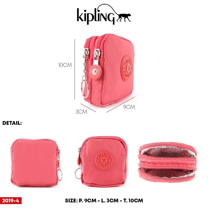 Sermón Identificar federación Kipling POUCH 2019 IMPORT MINI cartera rosa para mujer | Shopee México