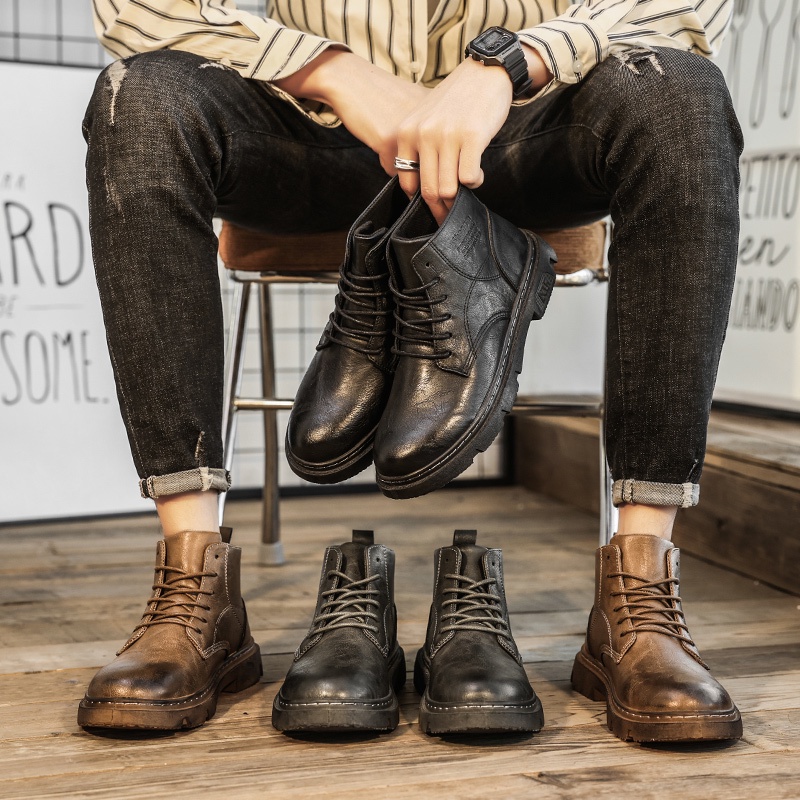 Botas Deportivas Corte Alto Para Caballeros Hombres