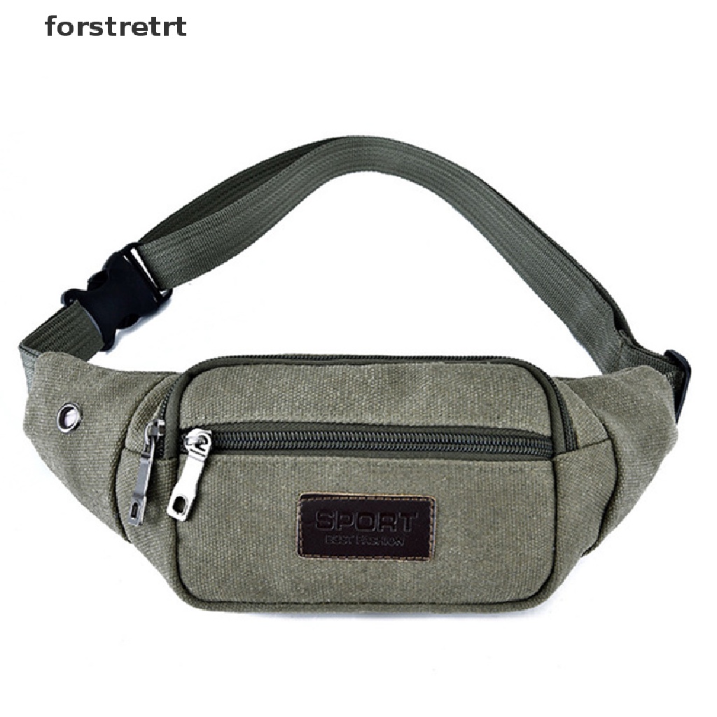 rst Casual Canvas Waist Bag Waist Bag Mobile Phone Bag Banana Bag Fanny Pack Men Shopee Mexico
