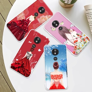 Para Motorola Moto G84 5G Funda de cuero para teléfono con estampado de  flores (rojo)