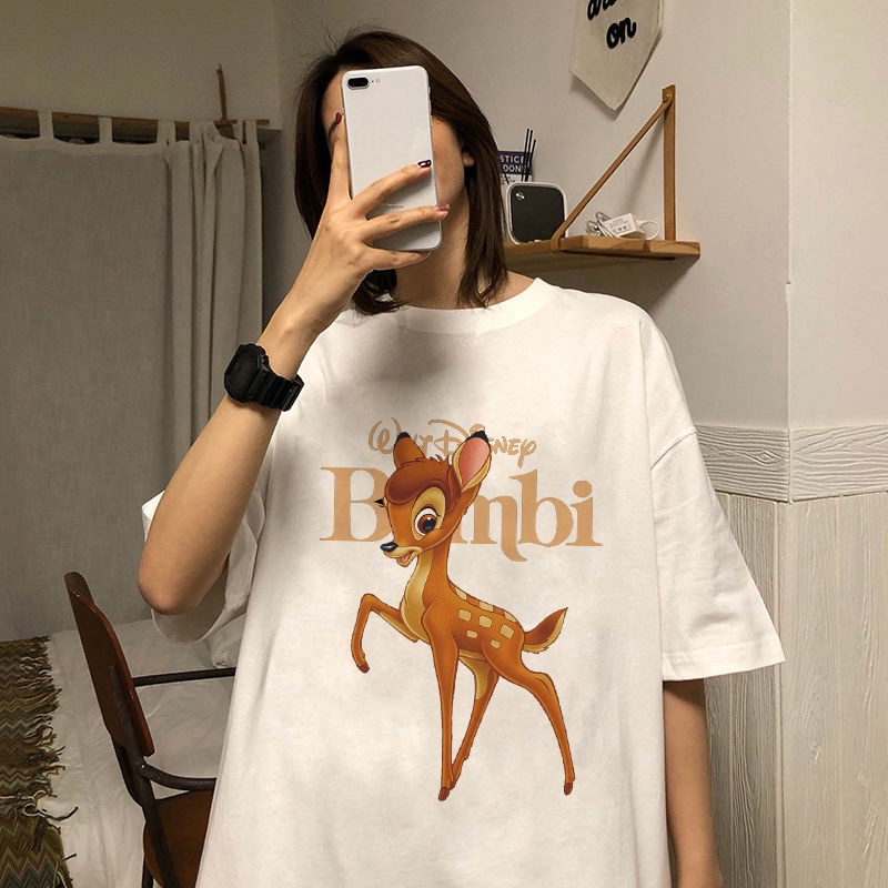 Camiseta Estampada Casual De Manga Corta Suelta Para Mujer