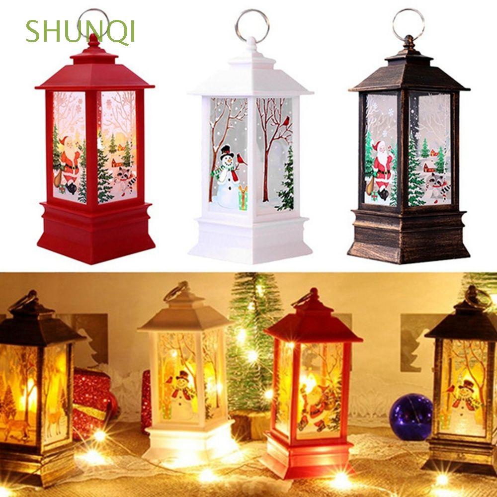 Lámpara De Navidad LED De Papá Noel - Decoración Colorida Para Mesa, Fiestas Y Ambiente Navideño