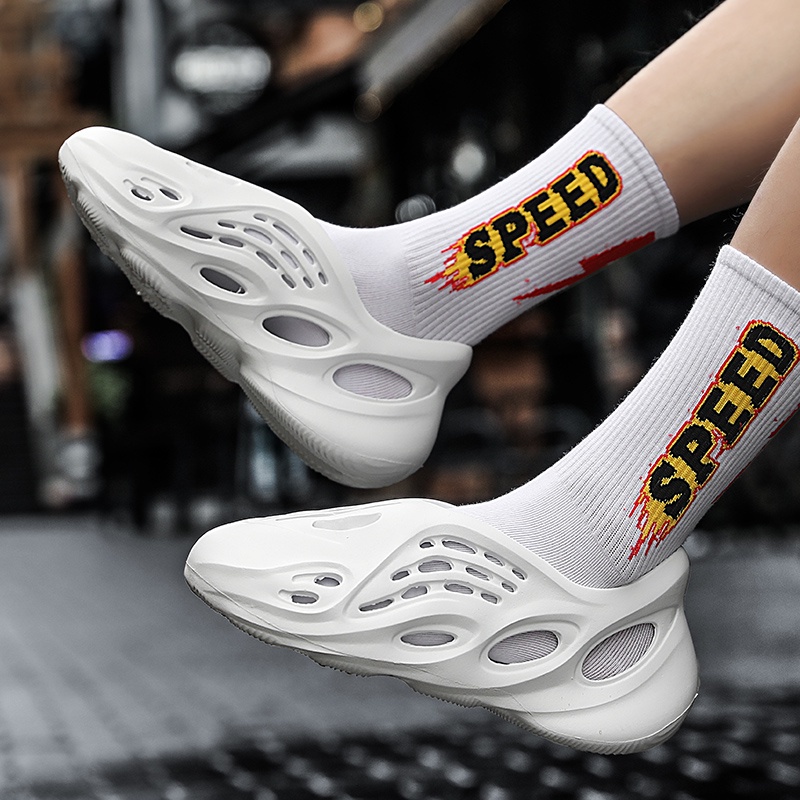 Yeezy Foam Runner (onyx) Hombres Y Mujeres Sandalias Pareja Zapatos