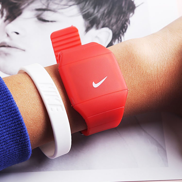 Nike Led Leisure Sports Silicone Digital Watch Unisex Shopee Mexico