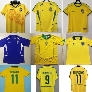 Camiseta Brasil CBF Retro Clásica 2002 brazil vintage jersey