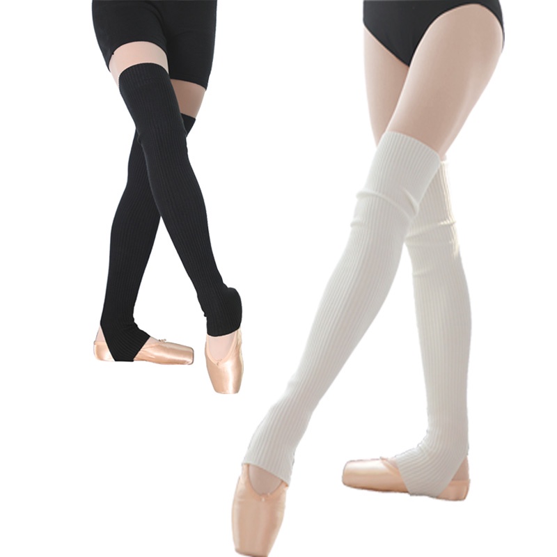  SATINIOR 3 pares de calcetines de punto para mujer, calentadores  de pierna hasta la rodilla, ballet, muslo, pierna alta, Negro, blanco,  rosado : Ropa, Zapatos y Joyería