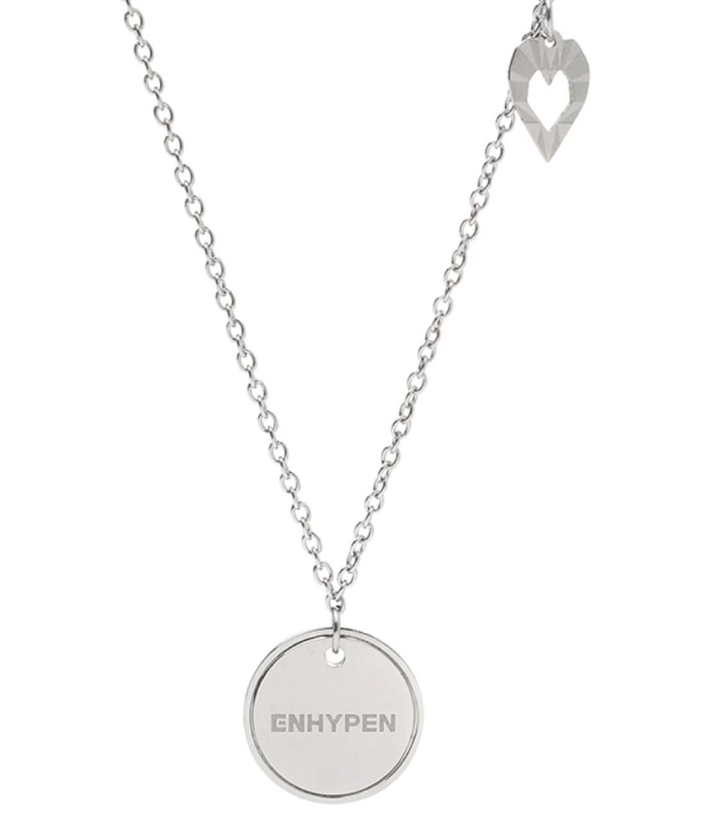Collana Con Pendenti E Anelli Kpop ENHYPEN – Gioiello Fan, Nuovo Con Etichette