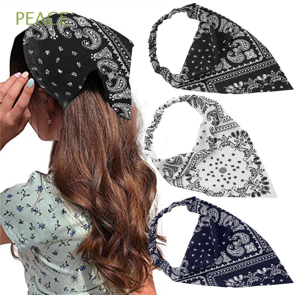 Bohemian Women Bandana Hair Band Headwear Head Wrap Hair Scarf Accessories  Gifts