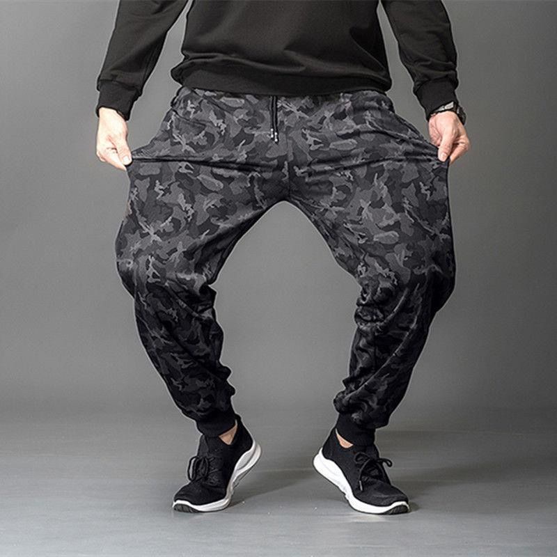 M 5XL vintage slack Pantalones Hombres Moda M s Tama o Corriendo Casuales Sueltos Verano Ciclismo Deporte jogger Largos De Pierna Ancha jogging Hombre