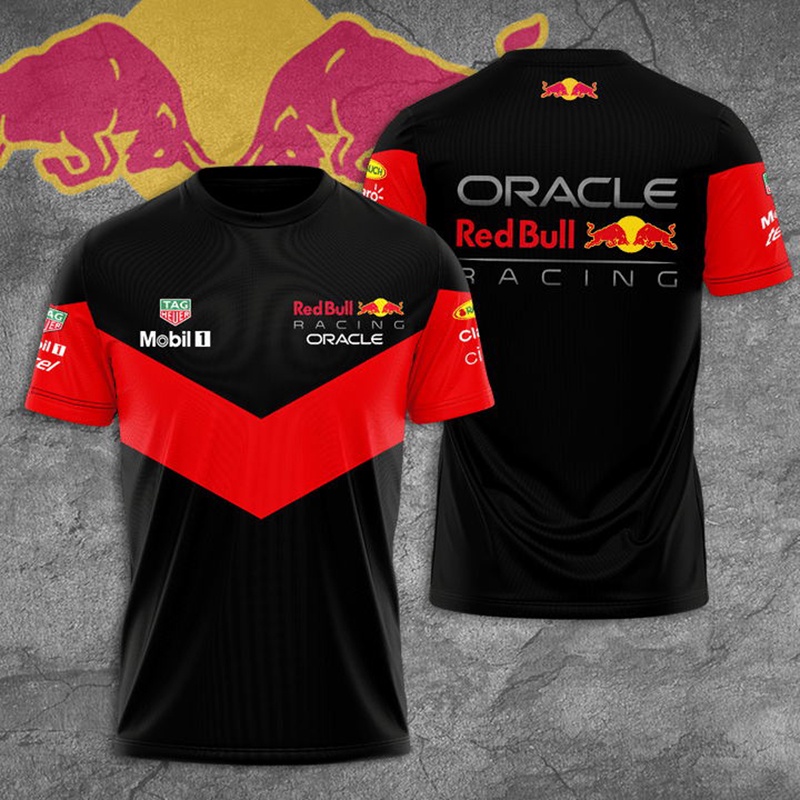 Oracle Red Bull Racing F1 Team Telcel Rauch 3D Print Casual Camiseta ...