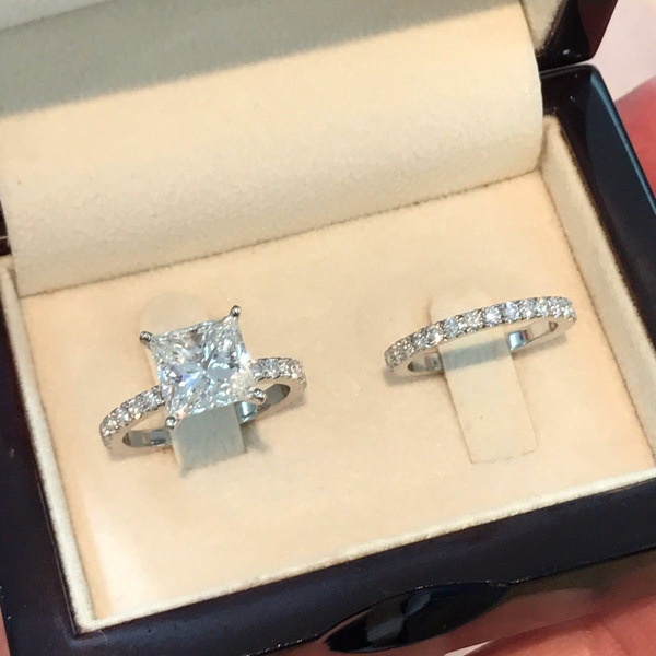 Anillos De Compromiso De Circonio, Joyería De Moda Para Mujer, Boda - China Joyería De Moda Y Anillo Precio