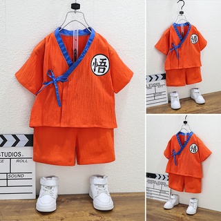 Disfraz de Son Goku para niños, Cosplay de anime, uniforme de