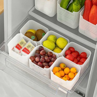 Organizador de nevera de cocina, recipientes de plástico para alimentos con  tapas, cajas de almacenamiento para congelador, para carne, verduras, queso,  frutas, condimentos : : Hogar y cocina