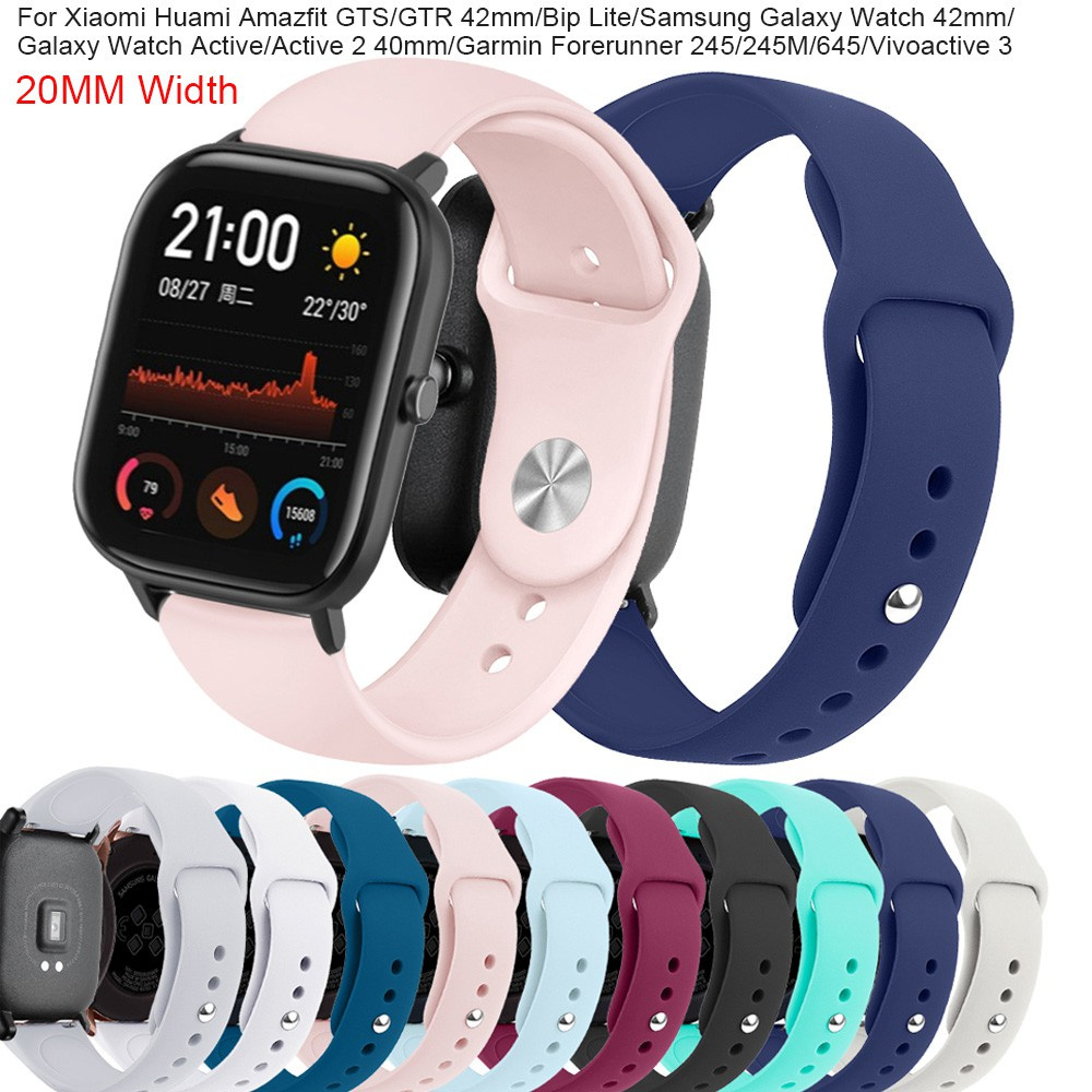 Correa de muñeca de silicona para Huami Amazfit GTS 2/Mini reloj