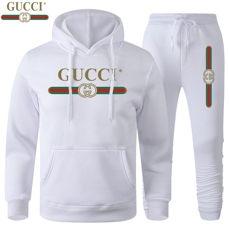 Hombres Mujeres Conjuntos Gucci Sudaderas Con Capucha De Moda Jersey Casual Sudadera Streetwear De Gran Tamano Ropa Pantalones