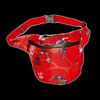 Riñonera roja para niños y niñas, bolsa bonita para la cintura