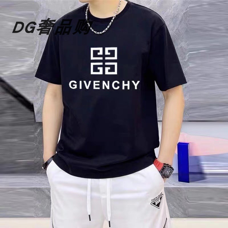 Givenchy Camiseta Con Logotipo De Cuatro Rejillas Con Estampado De Cuello Redondo Manga Corta Para Hombre