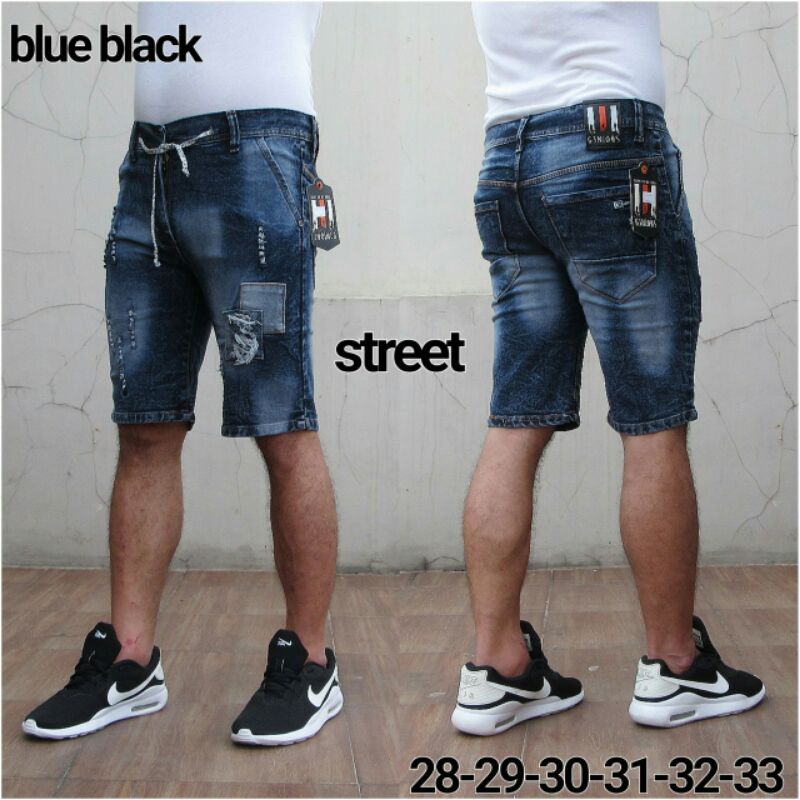 Jeans cortos de mezclilla hombre Jeans rasgados para hombre vaqueros cortos skiny envio gratis Shopee Mexico