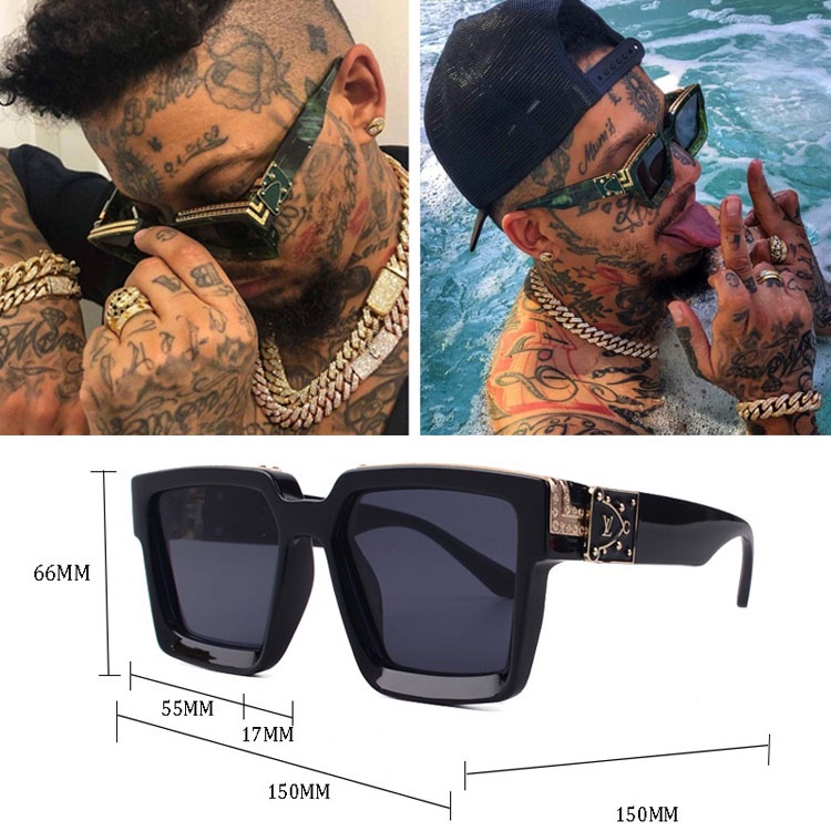 Gafas De Sol Clásicas lv De Estilo Millonario Con Diseño De Moda retro De  La Marca De Lujo Para Hombre