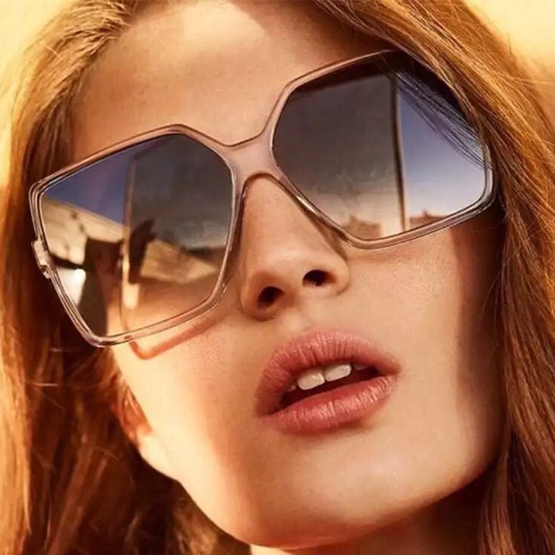 Gafas De Sol De Gran Tamaño Para Mujer Marco Grande Cuadrado