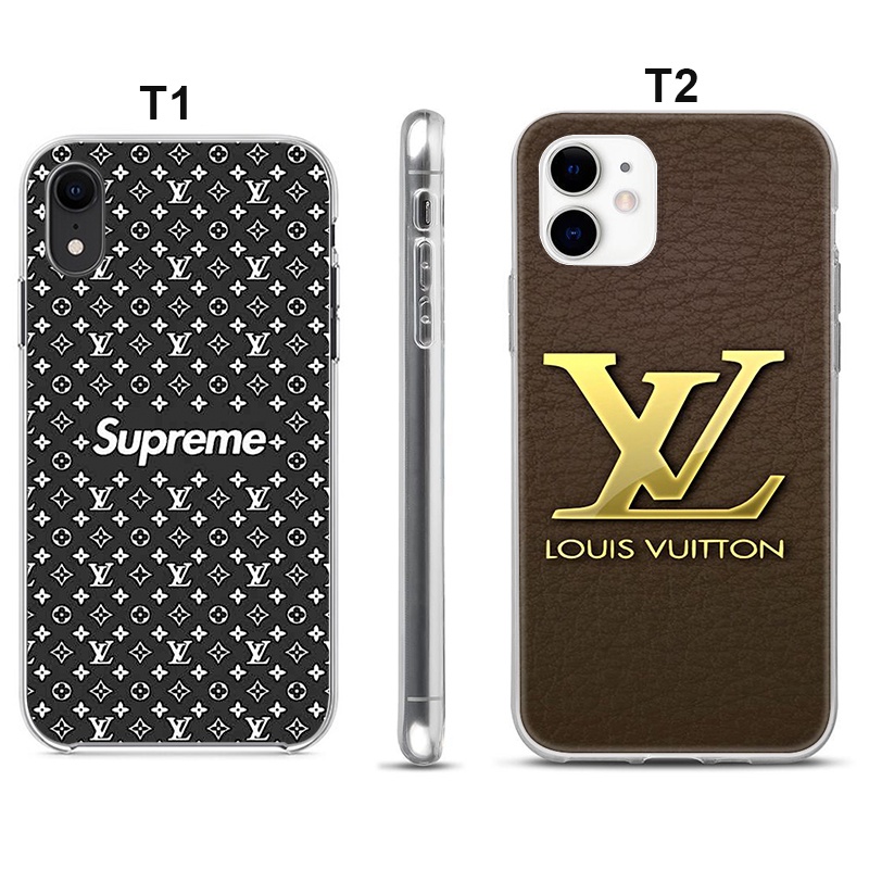 Louis Vuitton Monogram x Supreme Logo Motorola Moto G10/G20/G30 Clear Case